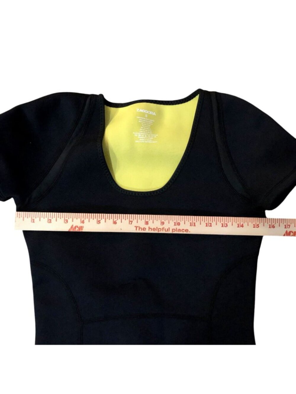 Zaggora Hotwear Activewear Set Womens Small Black Shorts Top Celu-Lite Used - Picture 10 of 16